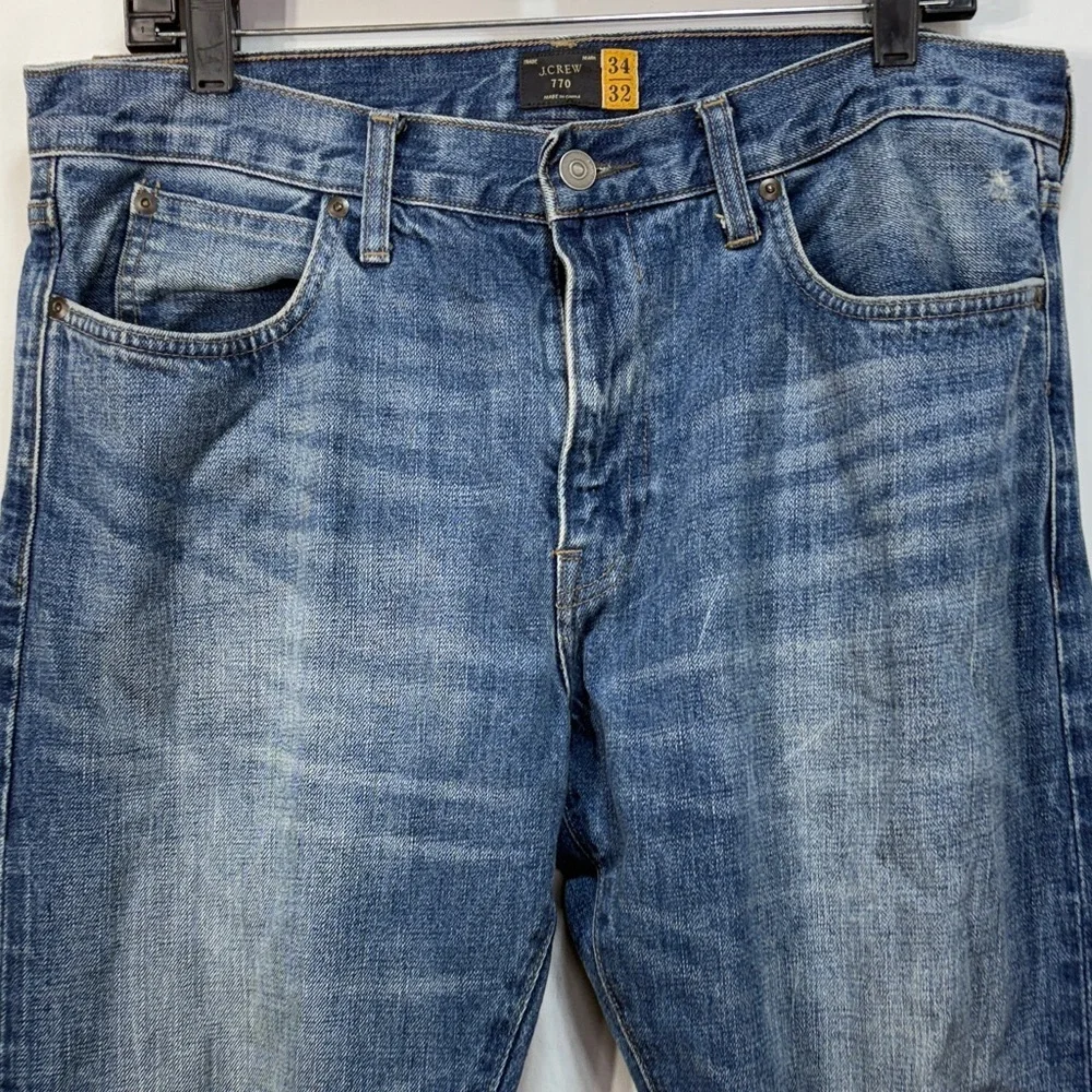 👂🏽J. Crew 770 Denim Straight Jeans: